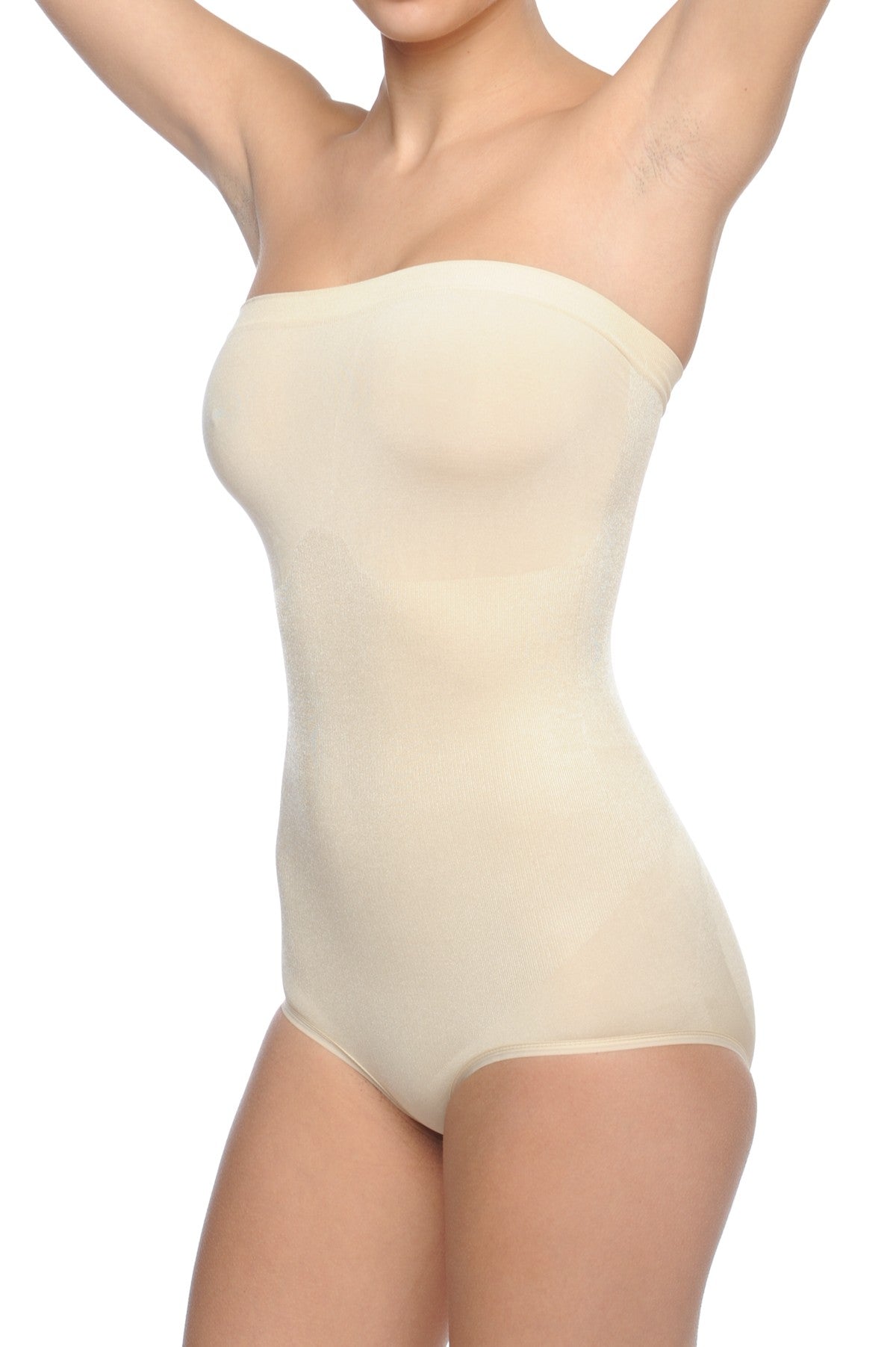 Body Beautiful Shapewear Strapless Bodysuit Shaper