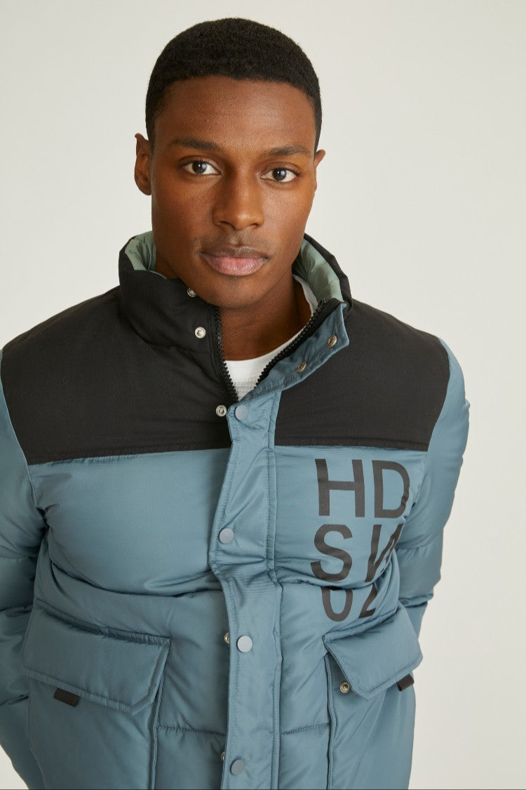 Hudson Jeans Men's Logo Puffer