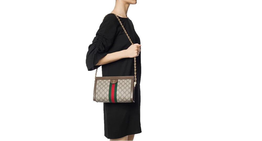 Gucci Ophidia GG Supreme Canvas Small Shoulder Bag