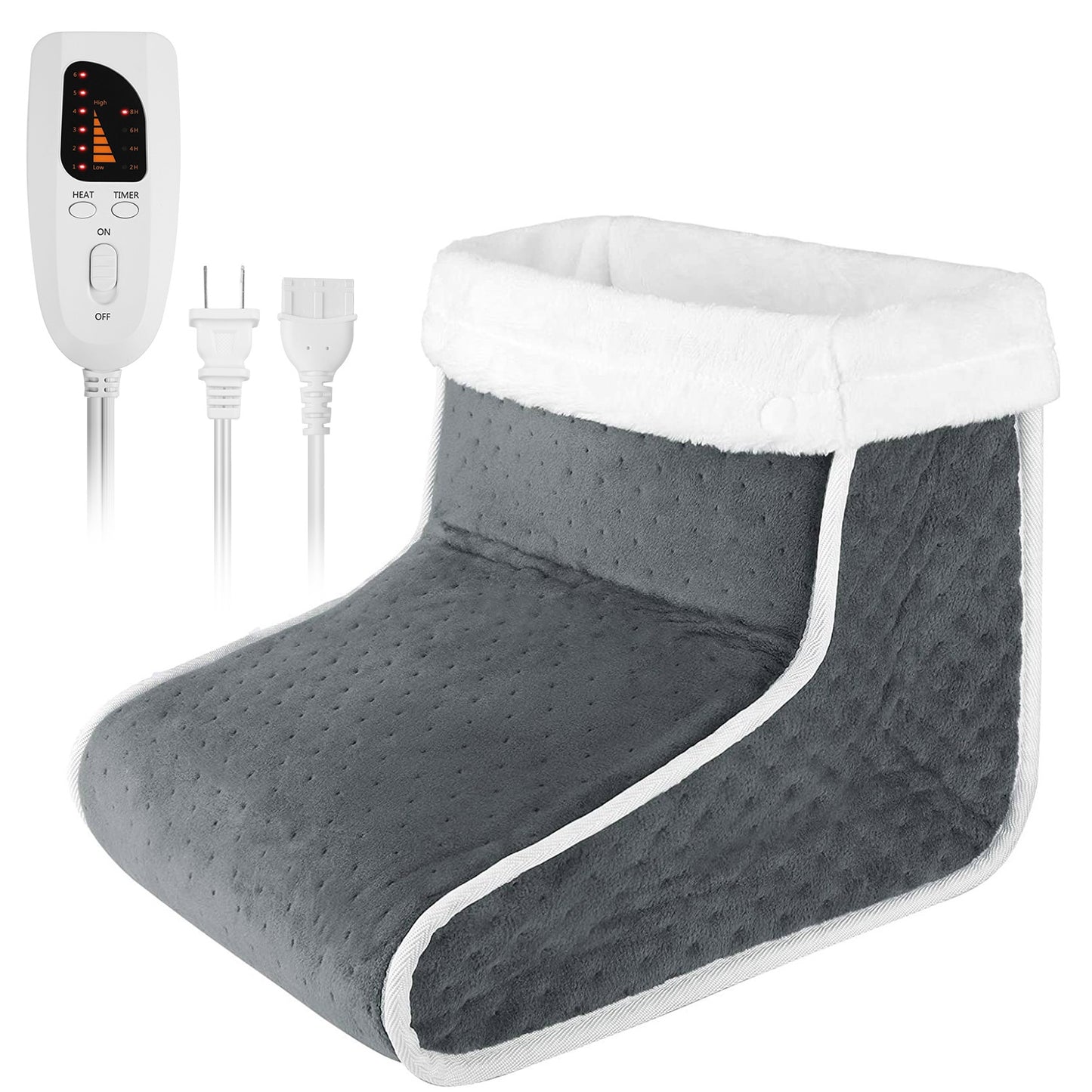 title:Heating Pad for Foot Electric Heated Foot Warmer Soft Leg Warmer Boots with 6 Level Heating 4 Level Timing;color:not applicable