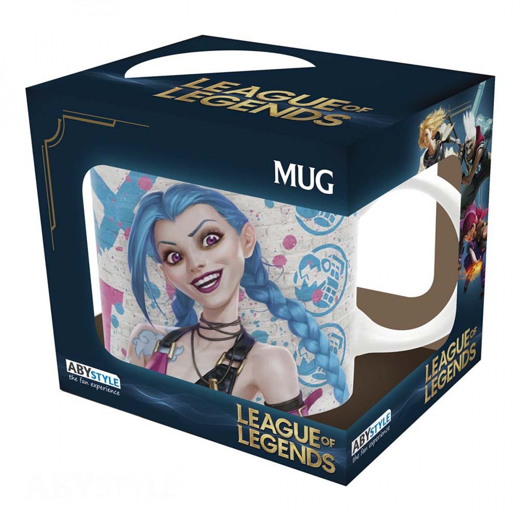 title:League of Legends Vi vs. Jinx 11oz. Ceramic Mug;color:White