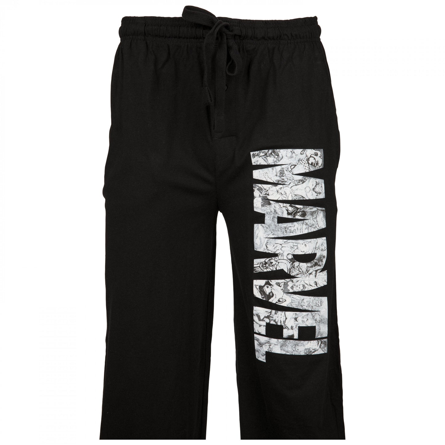 title:Marvel Logo Sketch Sleep Pants;color:Black