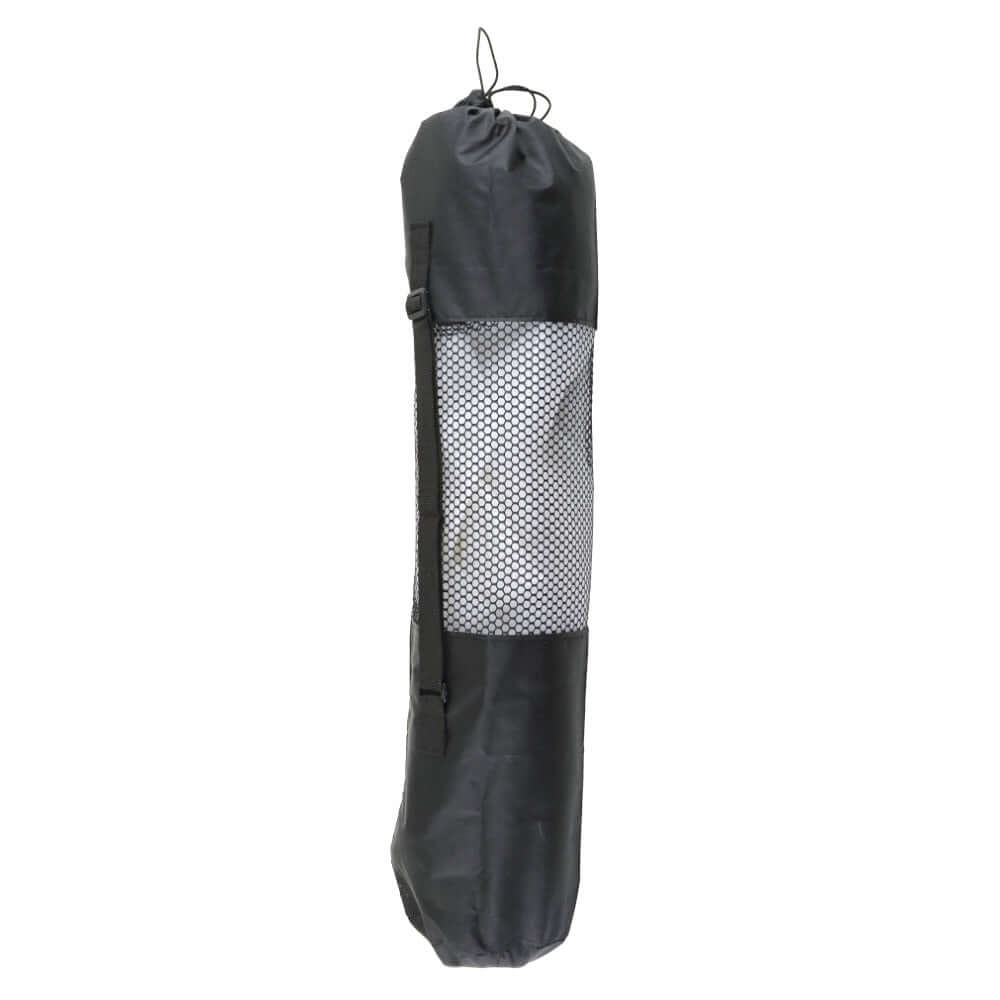 title:JupiterGear Stylish Yoga Mat Bag - Breathable and Portable Sports Bag with Adjustable Shoulder Straps;color:Black