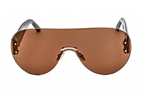 Jimmy Choo Marvin Shield Frame Sunglasses- Brown Animal