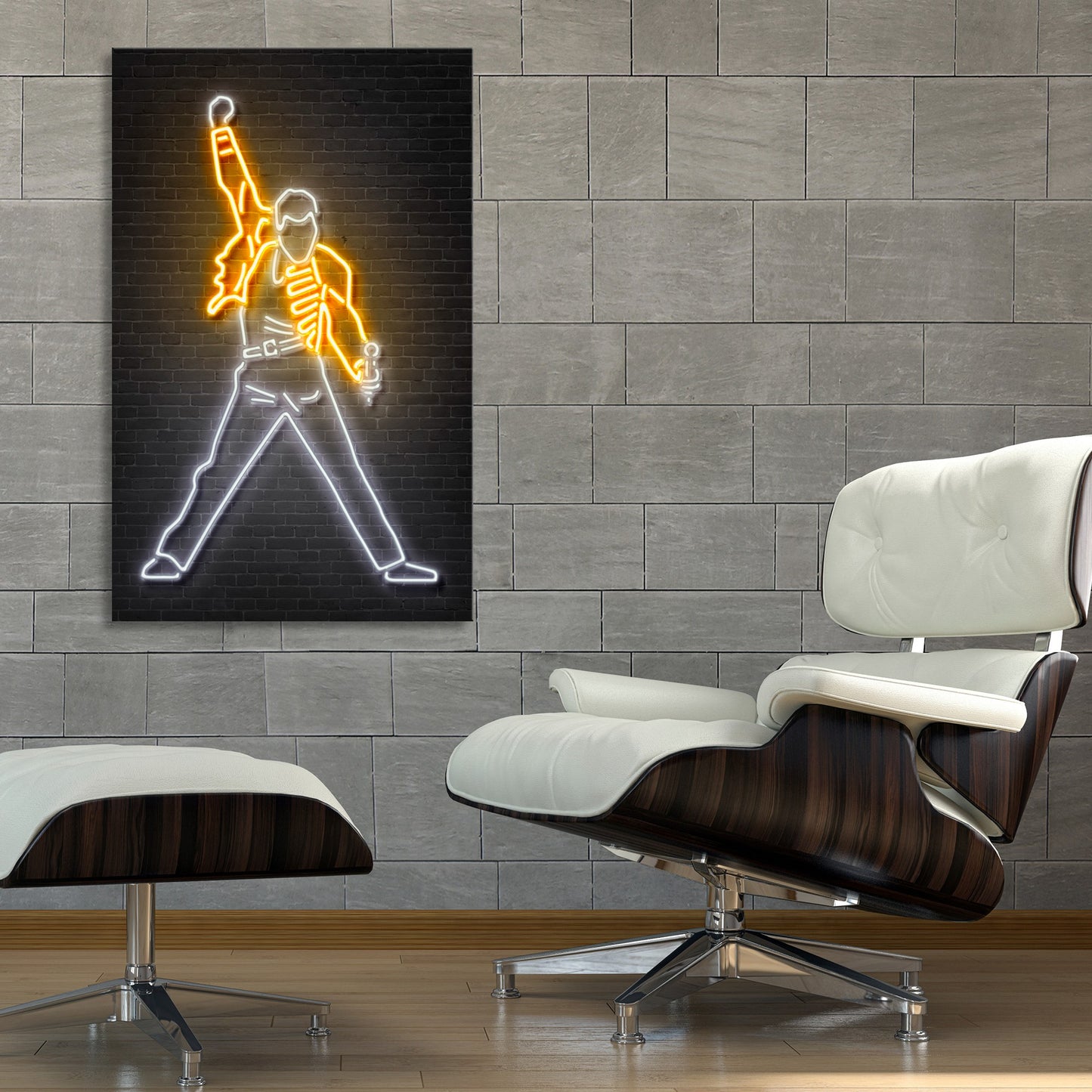 Freddy Mercury Fine Art Stretched Canvas