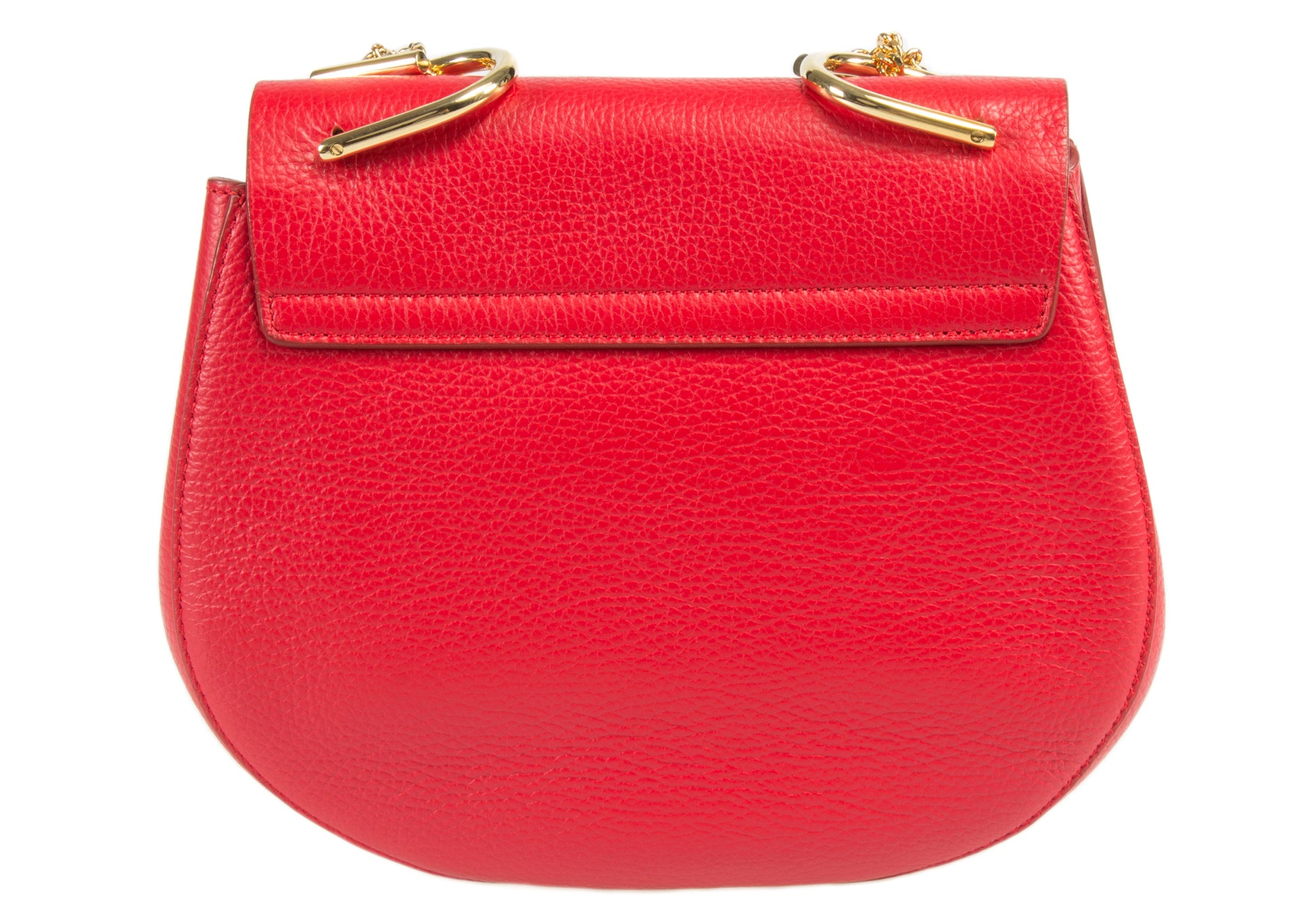 title:Chloe Drew Shoulder Bag | Plaid Red w/ Gold Hardware | Size Medium;color:Red