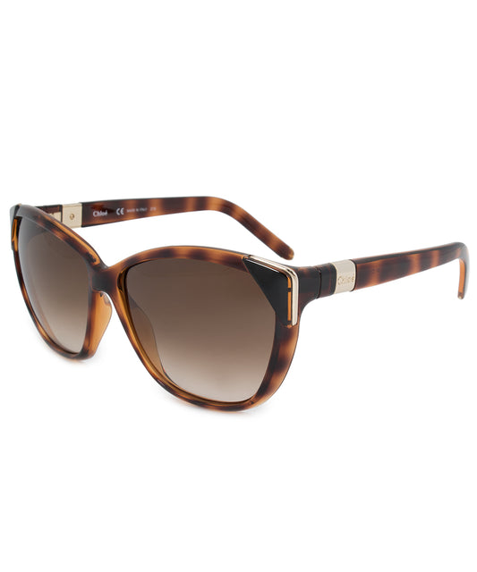 title:Chloe Cat Eye Sunglasses CE600S 219 60;color:Brown