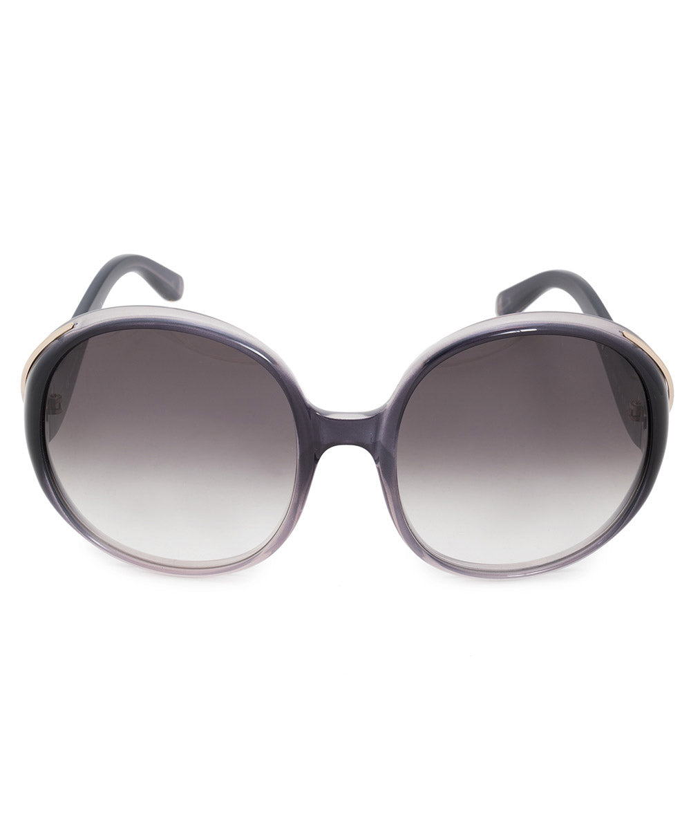 title:Chloe Oval Sunglasses CE727S 427 59;color:Blue