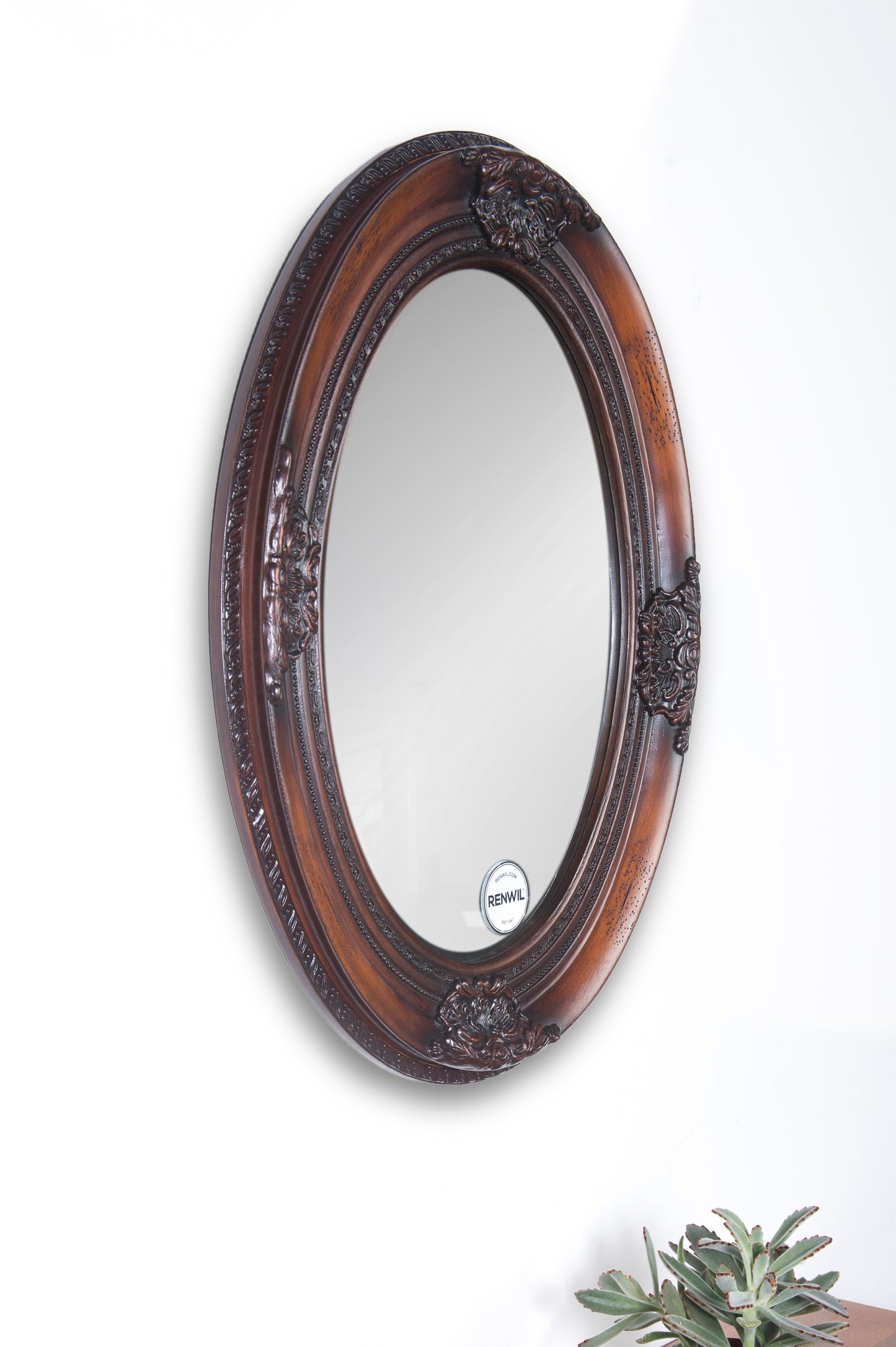 title:Cherry Chelsea Mirror - 24X30;color:Cherry Brown