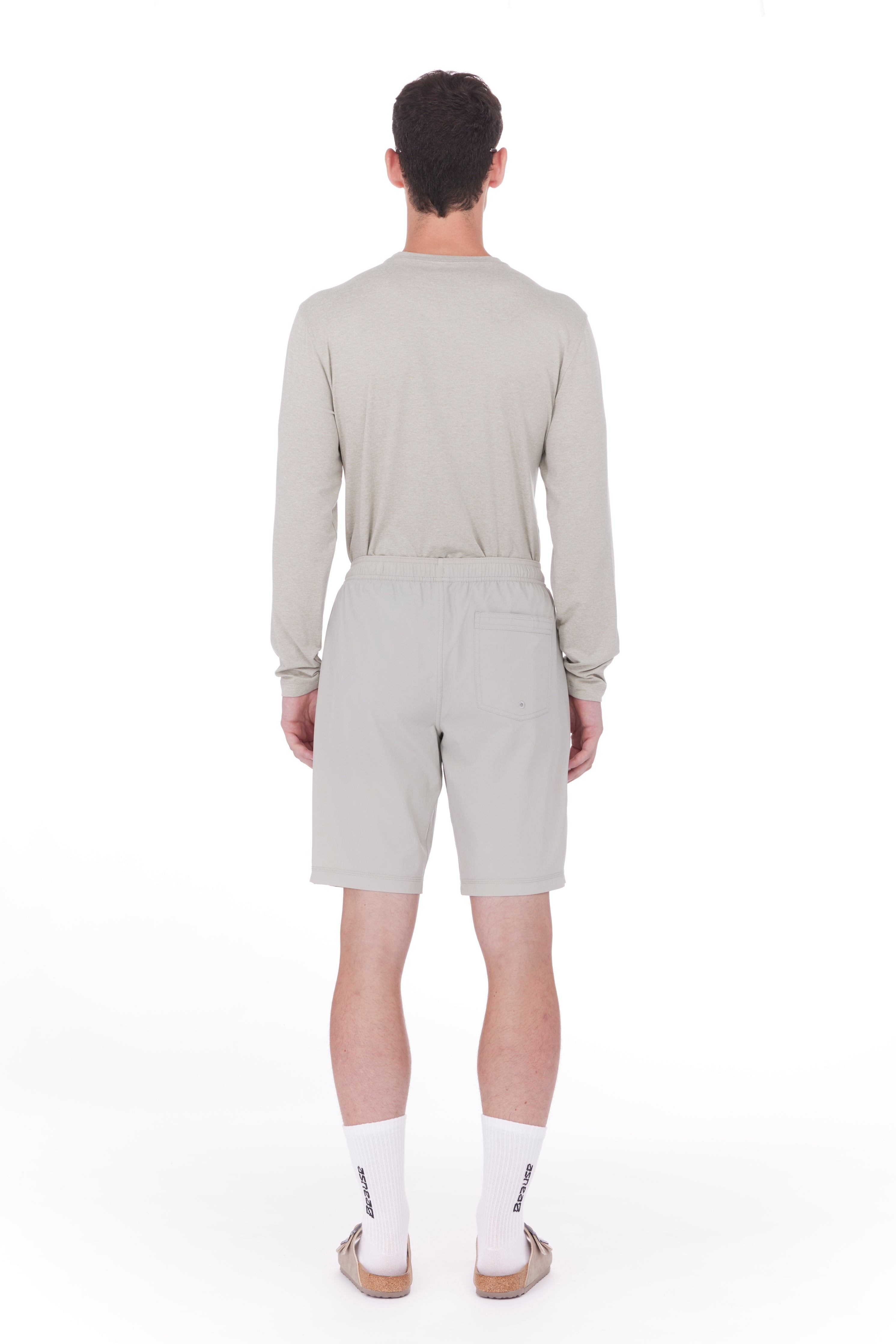 title:TATE SHORTS ;color:Light Gray 