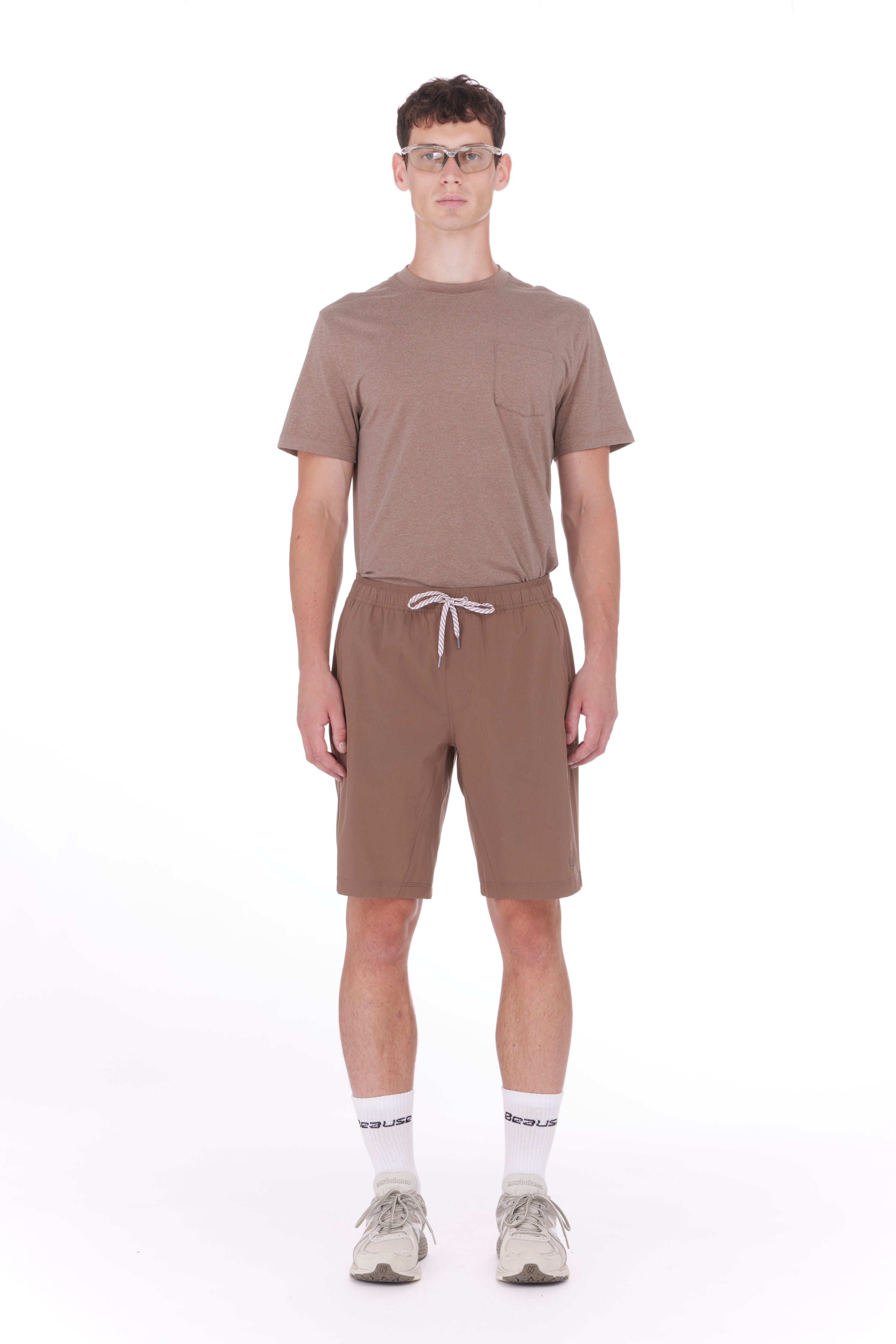 title:TATE SHORTS ;color:Brown 