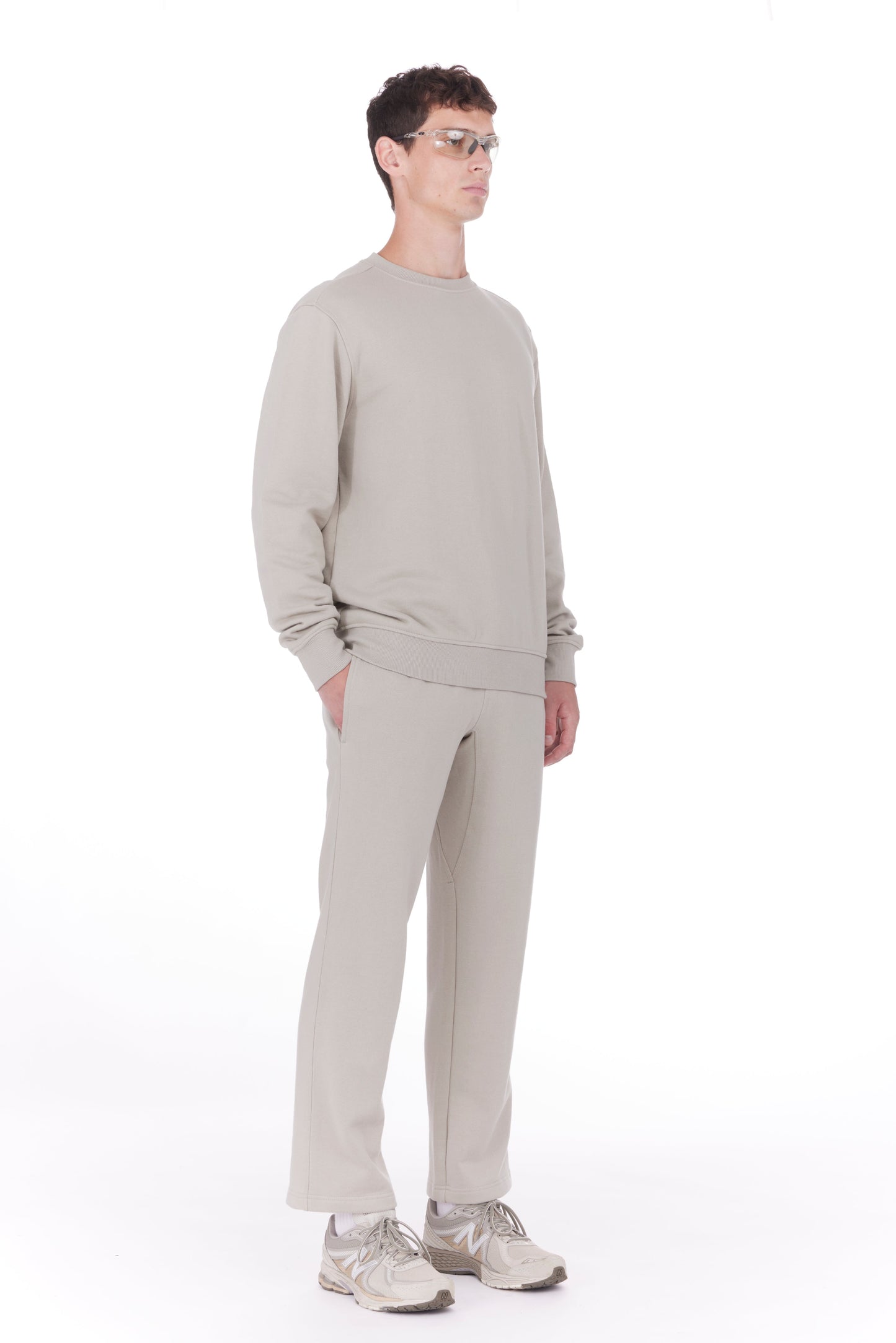 title:MIDORI SWEATPANT;color:Light Gray 