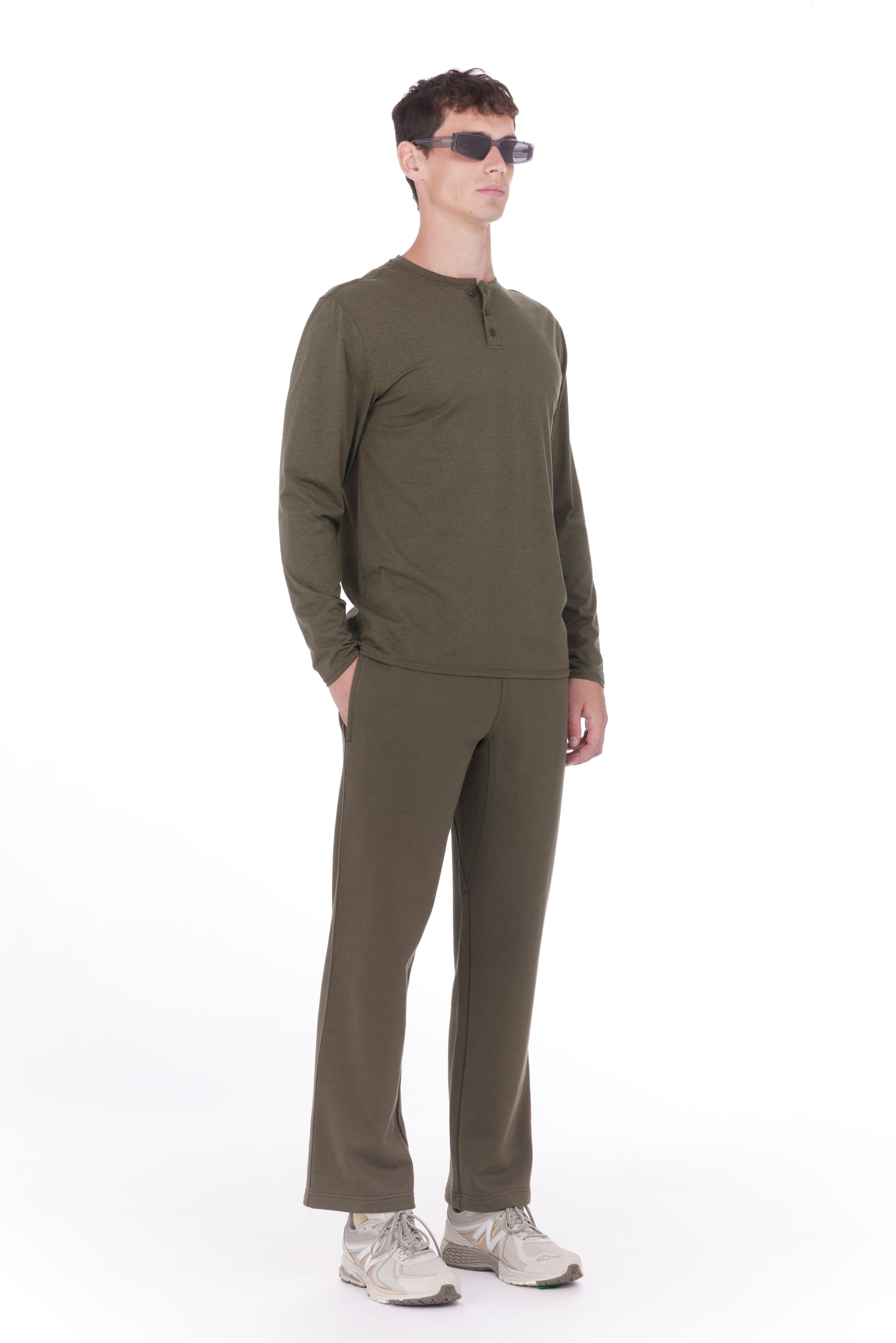 title:MIDORI SWEATPANT;color:Spruce 