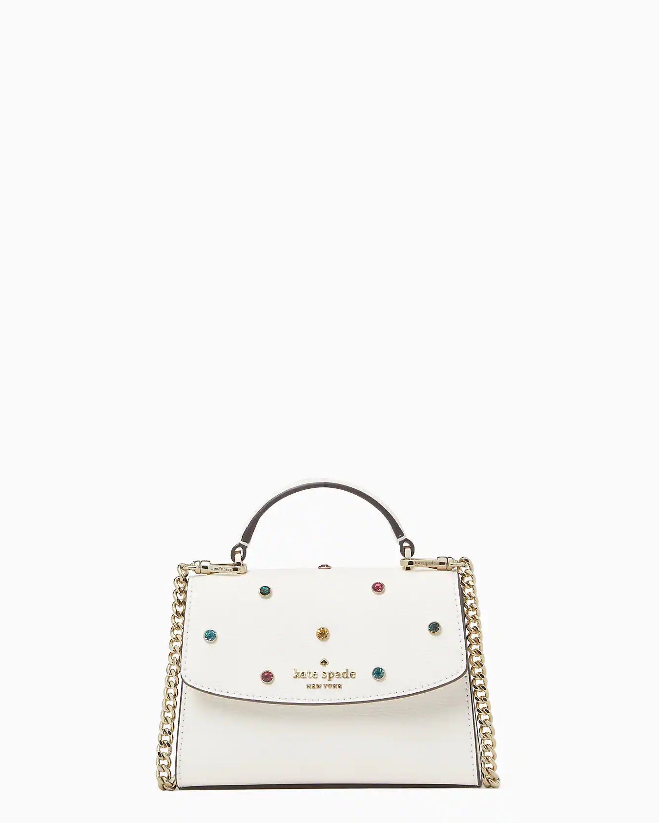 title:Kate Spade Women's Darcy Micro Satchel;color:Cream Multi