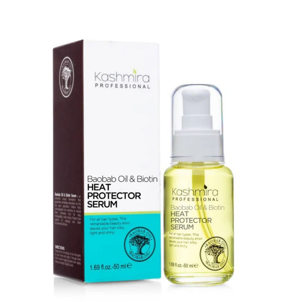 Kashmira Professional Heat Protector Serum w/Baobab Oil & Biotin 50ml | Hair Care