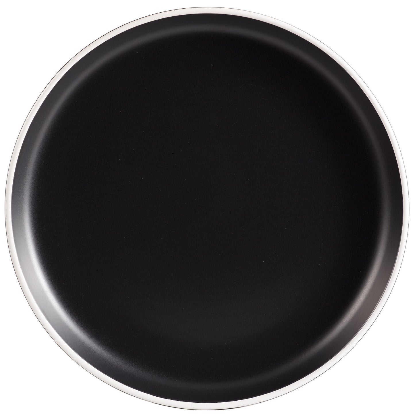 Safdie & Co. Dinnerset 12PC 2 Tone Cylinder Matte Black