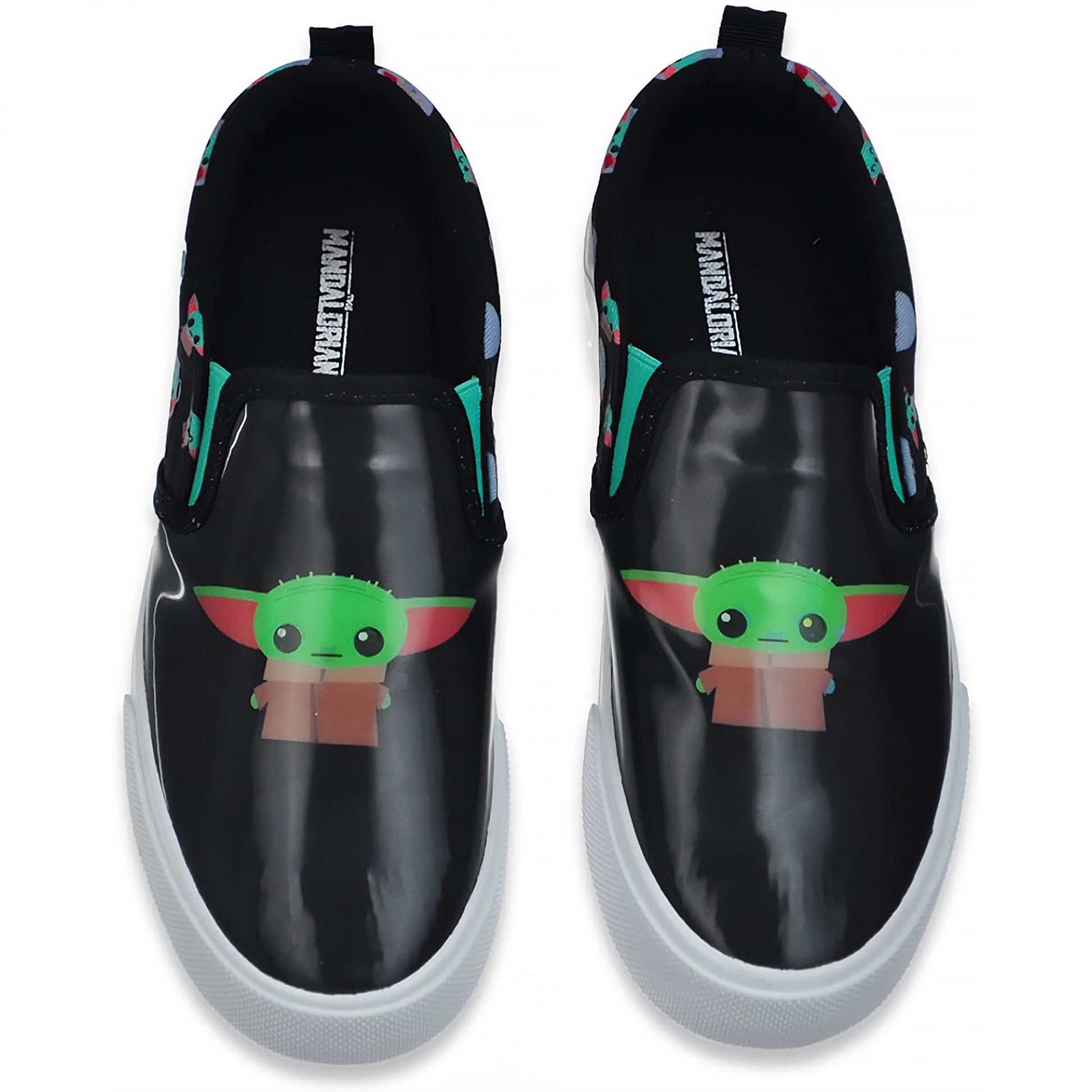 title:Star Wars The Mandalorian Grogu The Child Youth Casual Slip On Shoes;color:Black