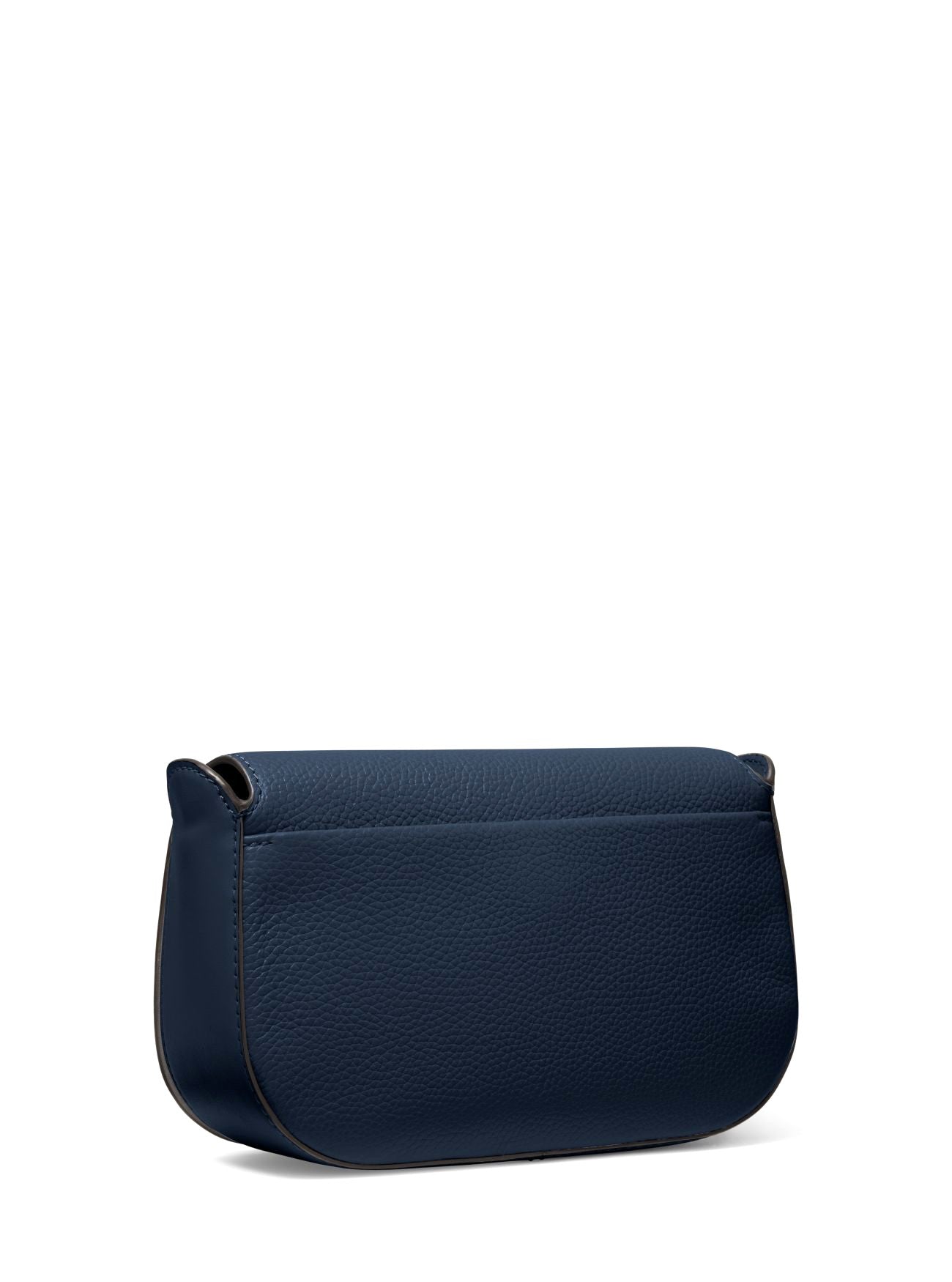 Michael Kors Women's Navy Samira Small Pebbled Leather Messenger Bag