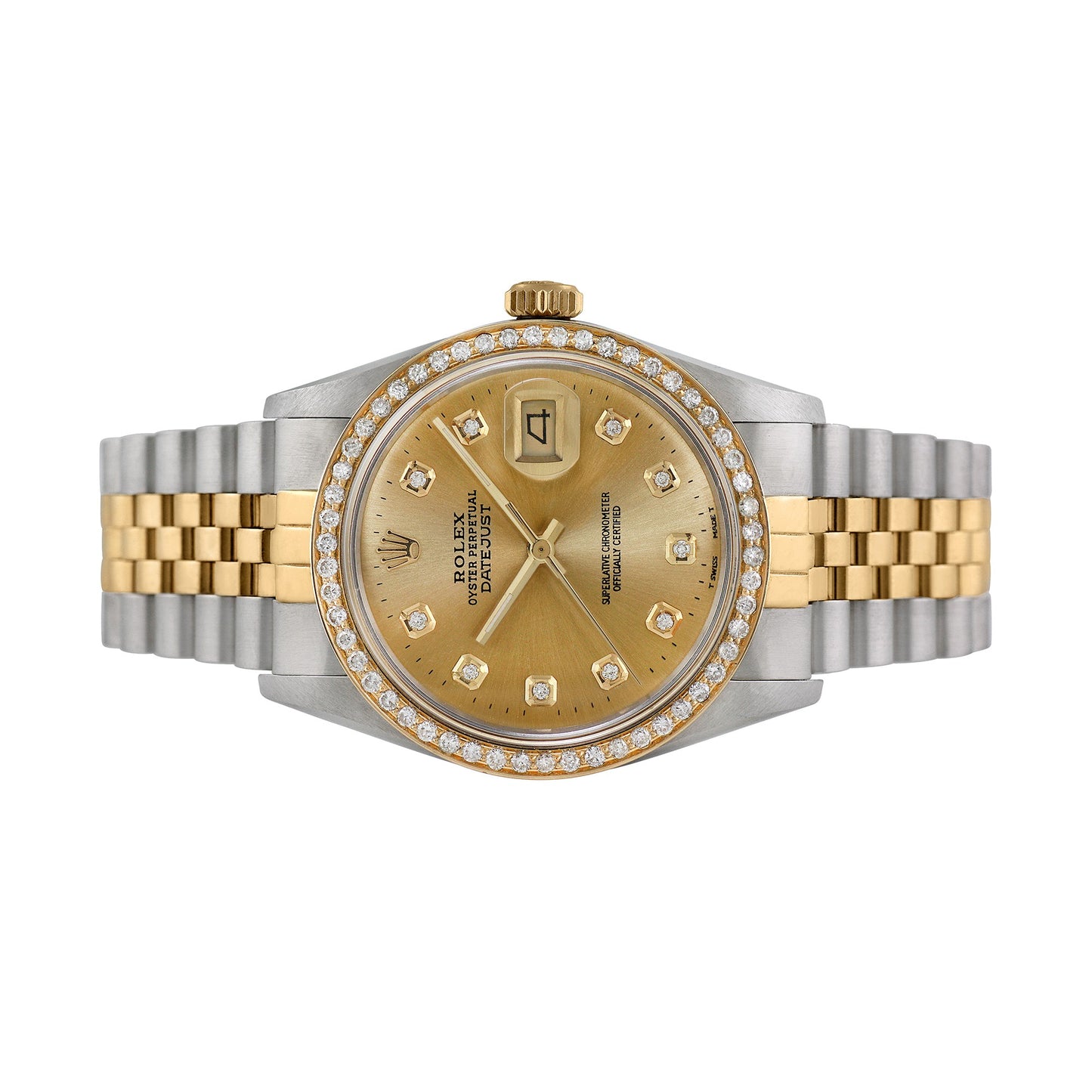 Pre-owned Rolex Men's Two-tone  Datejust #72