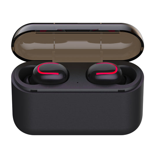 title:Fresh Fab Finds TWS Wireless 5.0 Earbuds In-Ear Stereo Headset Noise Canceling Earphone Headsets w/Mic Magnetic Charging Dock for Driving Working Travelling;color:Black