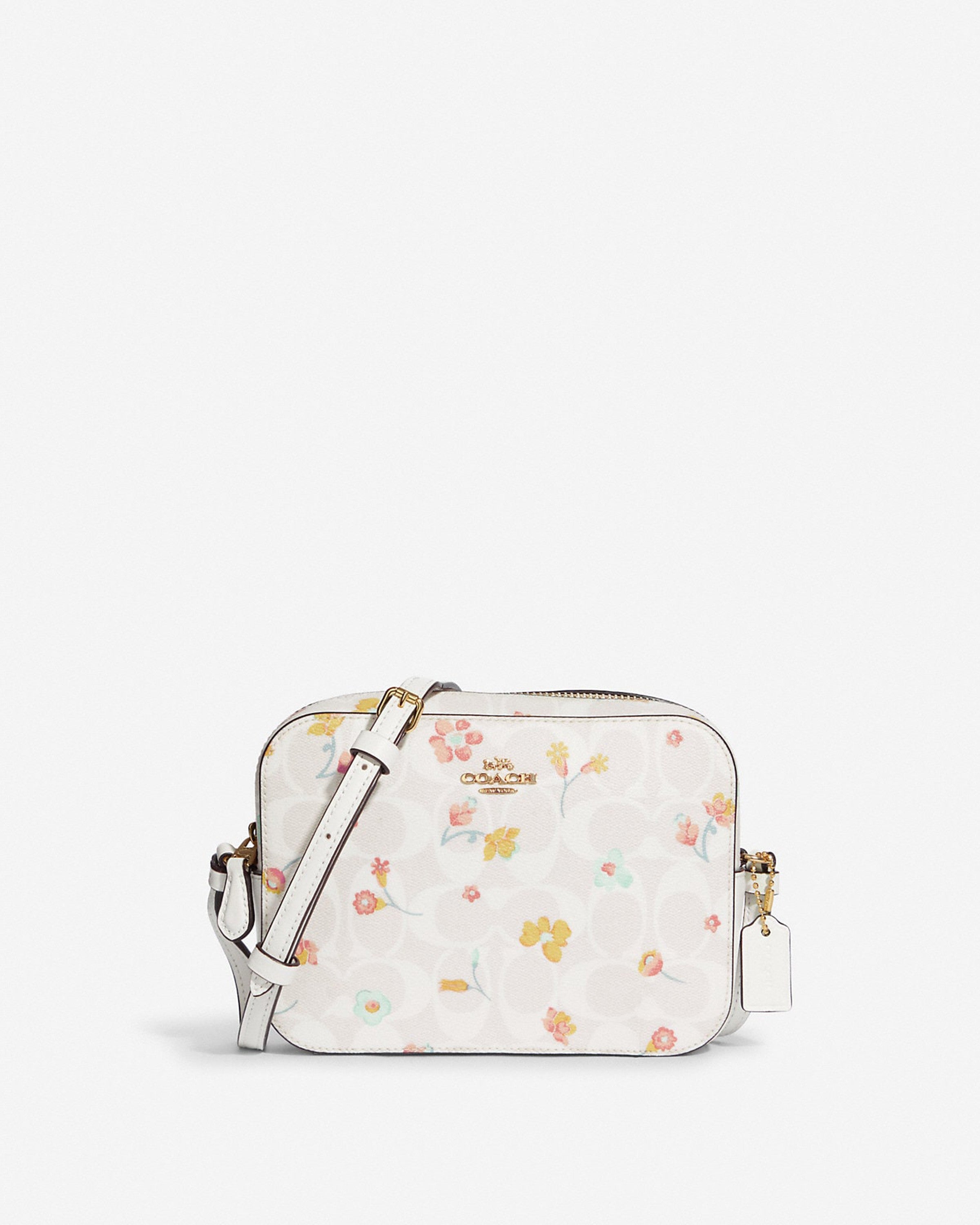 Coach camera bag discount floral