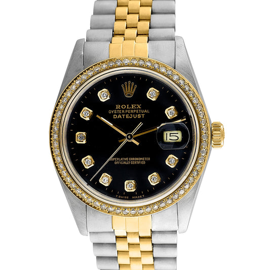 Pre-owned Rolex Men's Two-tone  Datejust #73