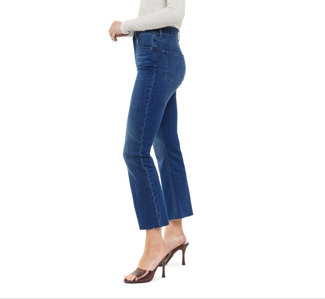 Articles of Society The Halle High Rise Cropped Flare Jeans