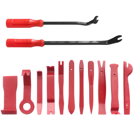 title:13 Pcs Car Trim Removal Tool Auto Door Panel Clip Dash Plastic Interior Radio Body Open Pry Kit;color:not applicable