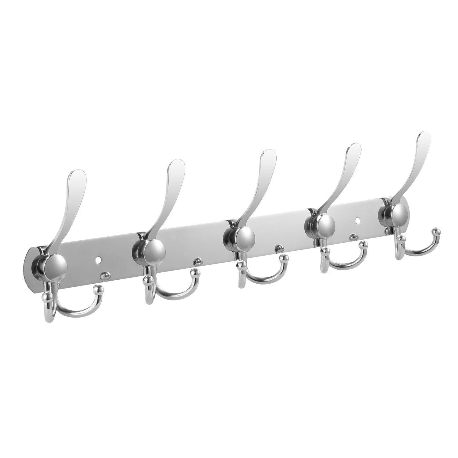 title:Wall Mount Coat Hook 15 Hooks Stainless Steel Clothes Hangers Rack Robe Hat Towels Hook Coat Rack Hook;color:not applicable