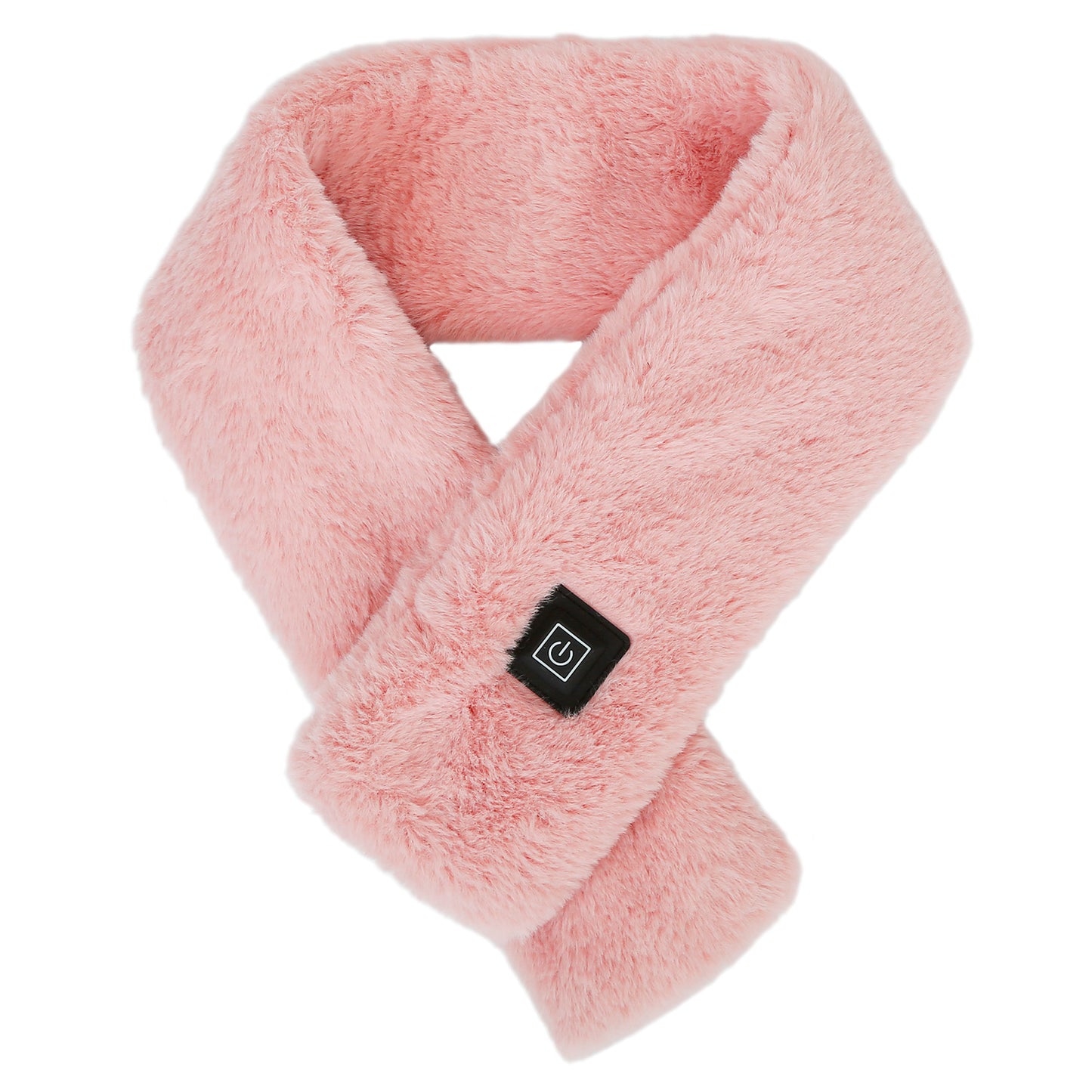 title:Electric Heated Scarf USB Heating Neck Wrap Unisex Winter Heated Neck Shawl Soft Warm Scarves w/ 3 Heating Modes;color:Pink