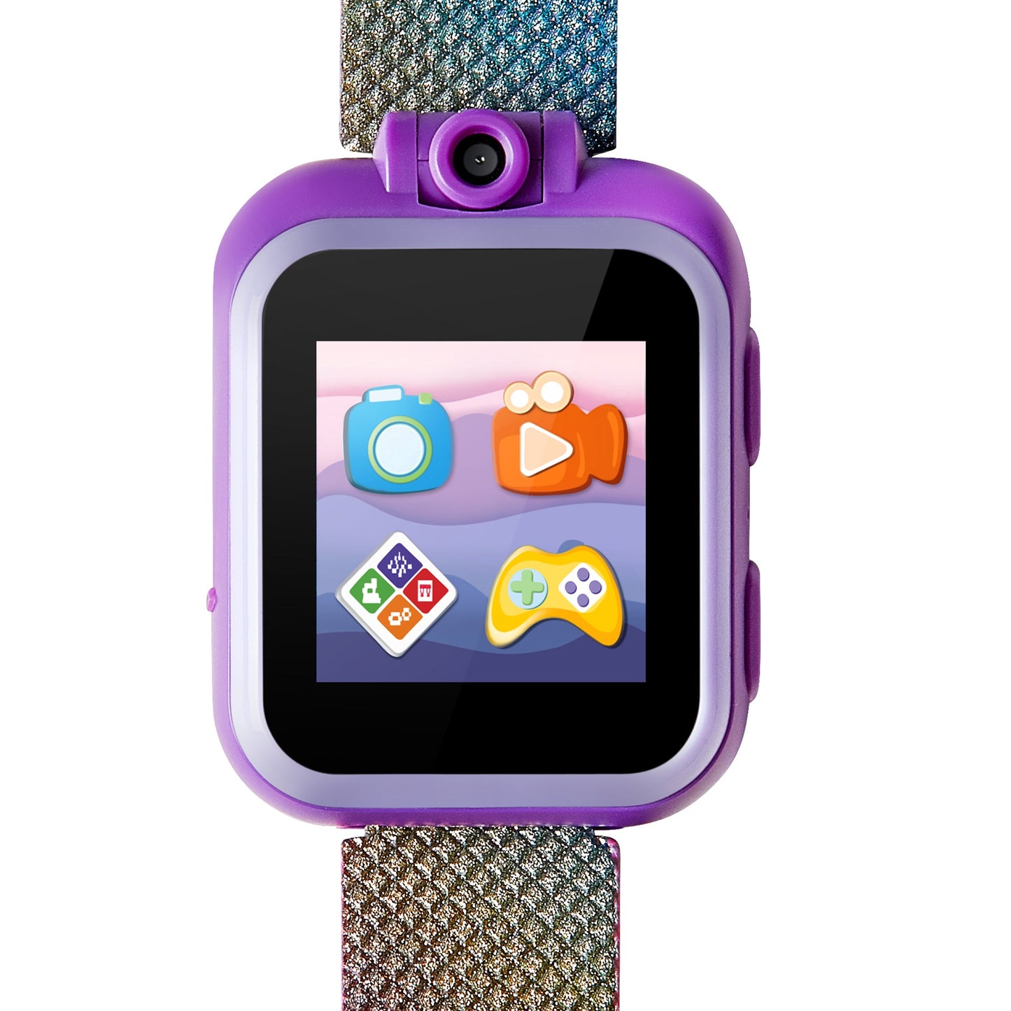 PlayZoom 2 Kids Smartwatch: Dark Rainbow Glitter Print