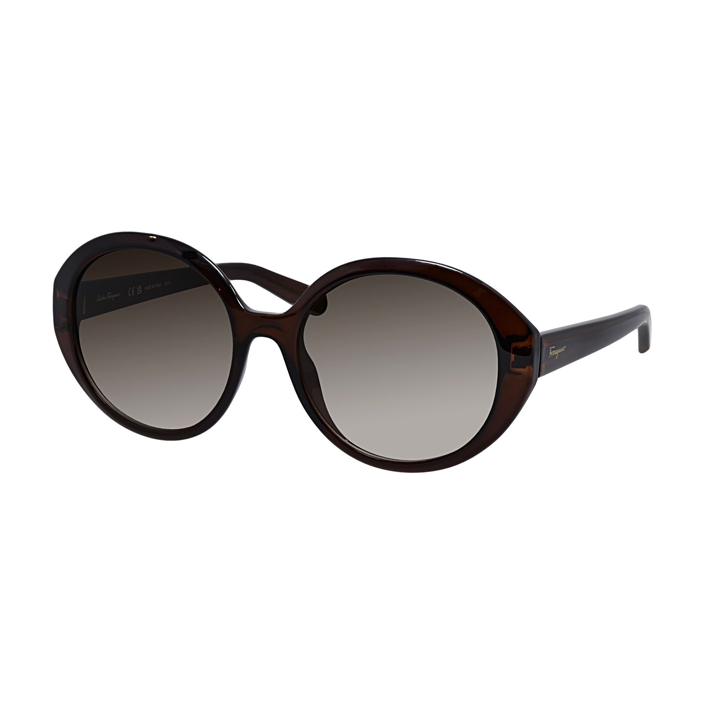 Salvatore Ferragamo Womens Crystal Brown Sunglasses SF_1067S_210_57mm