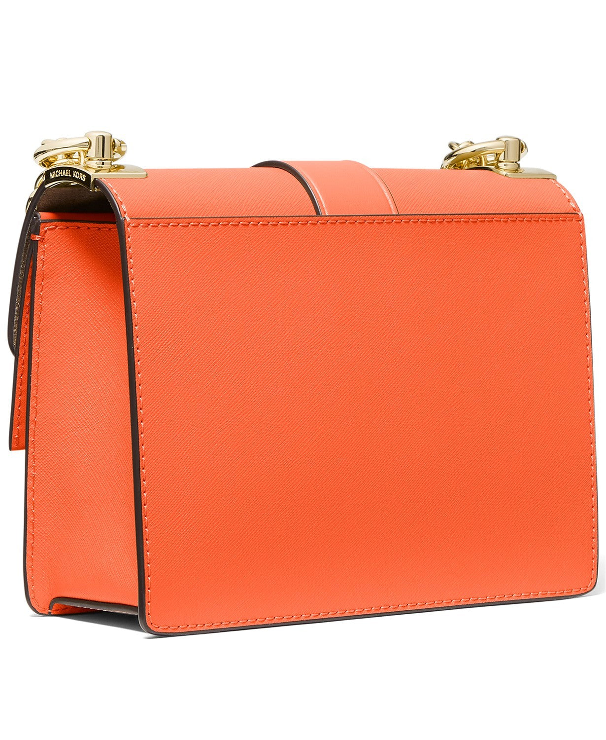 Michael Kors Women's Clementine Greenwich Small Leather Convertible Crossbody