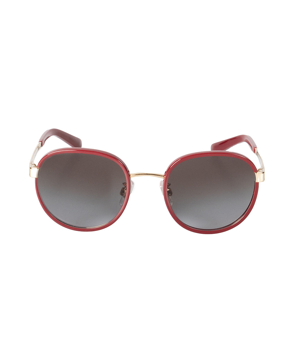 title:Dolce and Gabbana DG2227J 1318/8G 52 Round Sunglasses;color:Gold