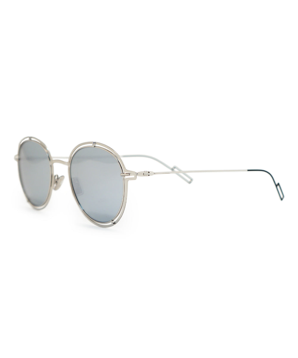 title:Dior Round Sunglasses 0210S 010DC 49;color:Silver