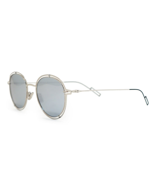 title:Dior Round Sunglasses 0210S 010DC 49;color:Silver