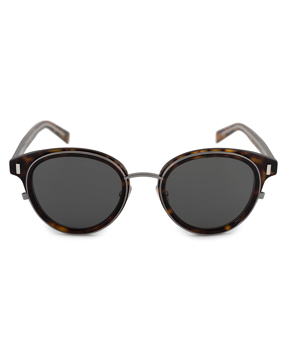 title:Christian Dior Black Tie OUX2K 50 Round Sunglasses;color:Multi