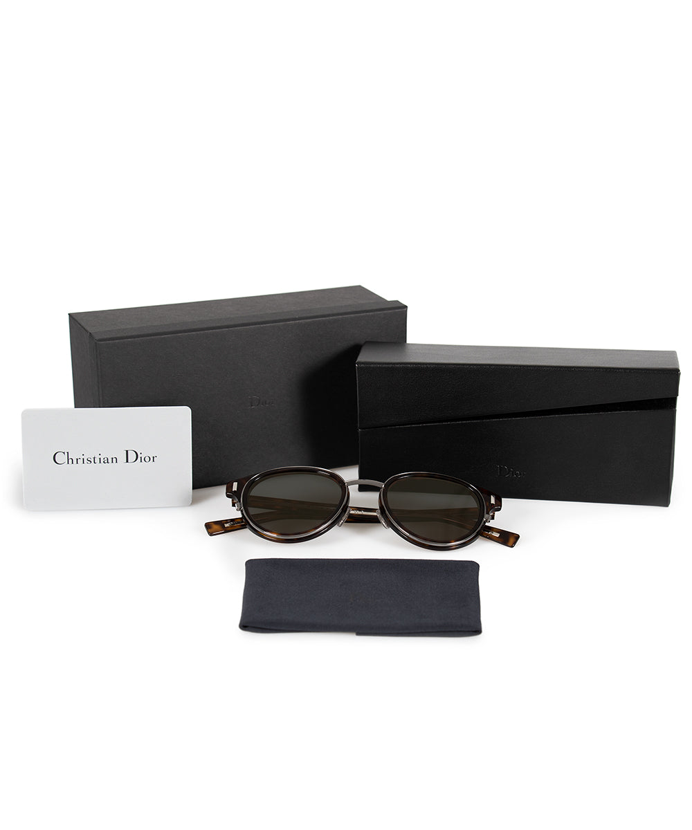 title:Christian Dior Black Tie OUX2K 50 Round Sunglasses;color:Multi