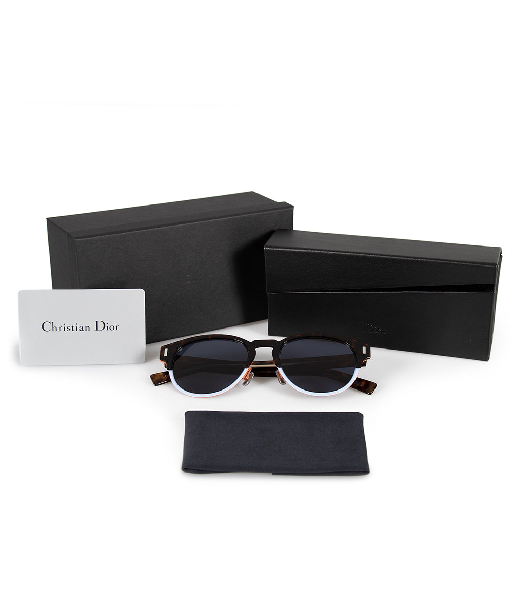 title:Christian Dior Black Tie TGNKU 52 Round Sunglasses;color:Multi