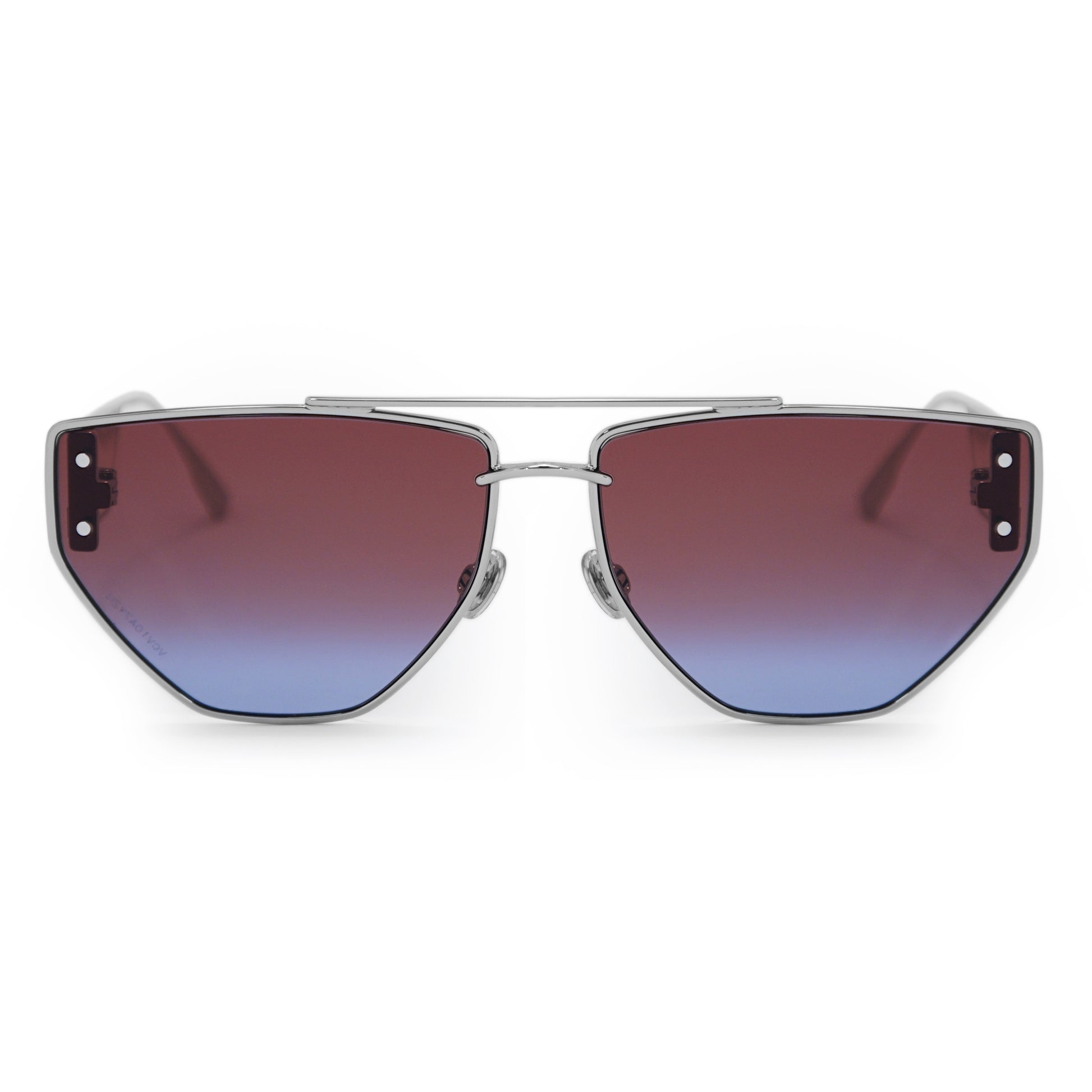 title:Dior Full Rimmed Sunglasses Clan 2 010YB 61;color:Silver