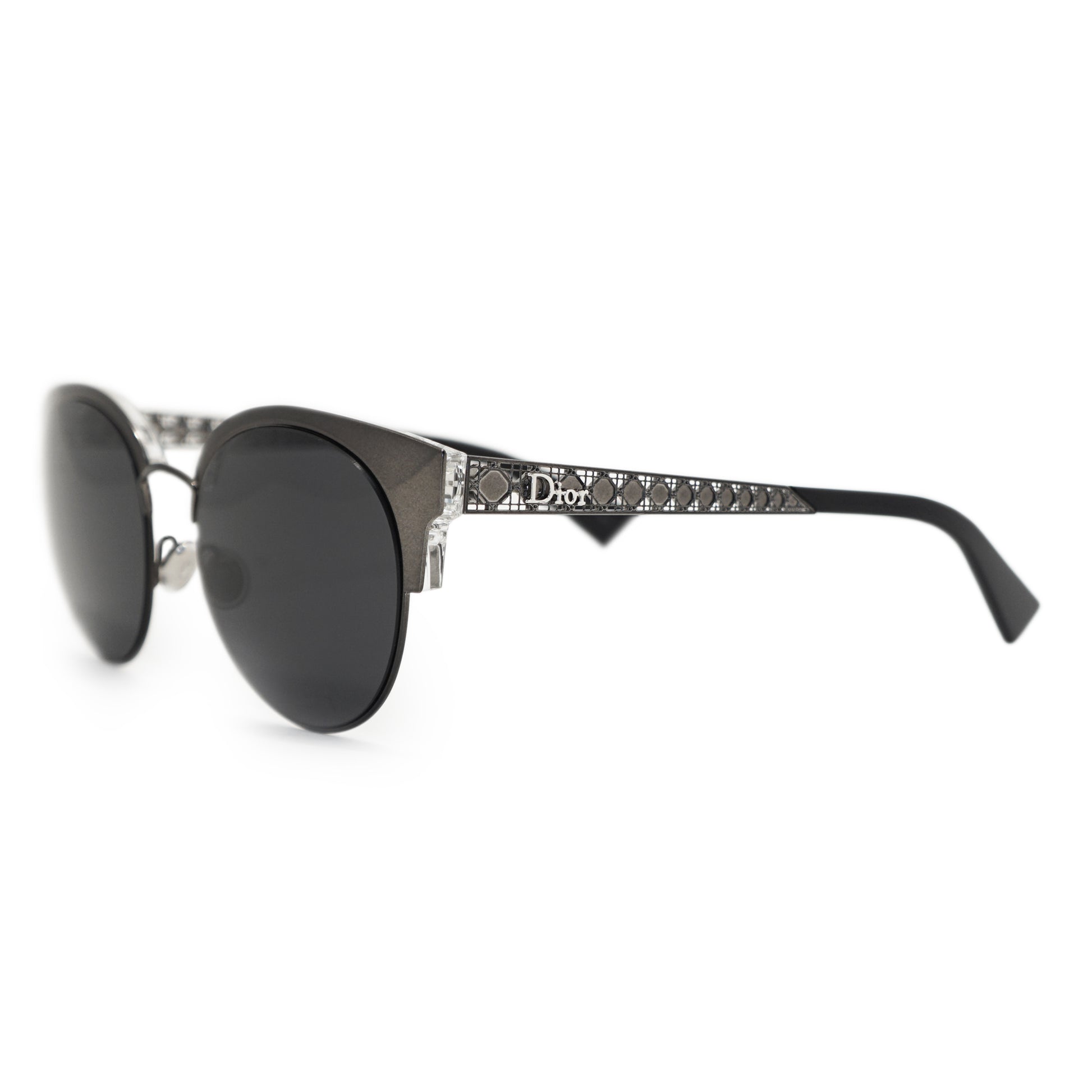 title:Dior Round Sunglasses Dioramamini 807IR 50;color:Black