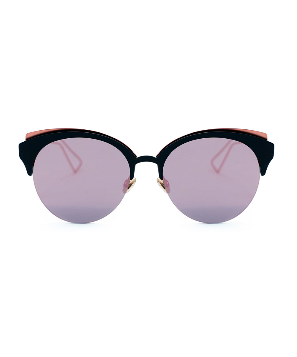 title:Dior Cateye Sunglasses DiorMaClub EYMAP 55;color:Red