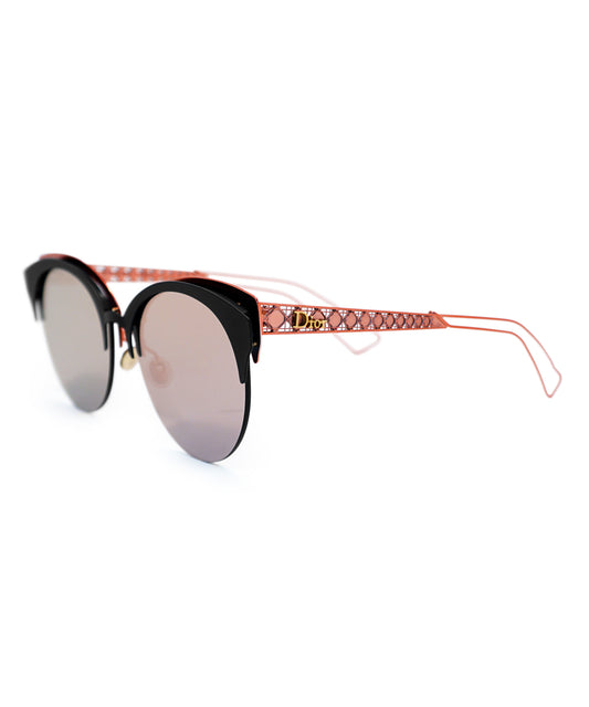 title:Dior Cateye Sunglasses DiorMaClub EYMAP 55;color:Red