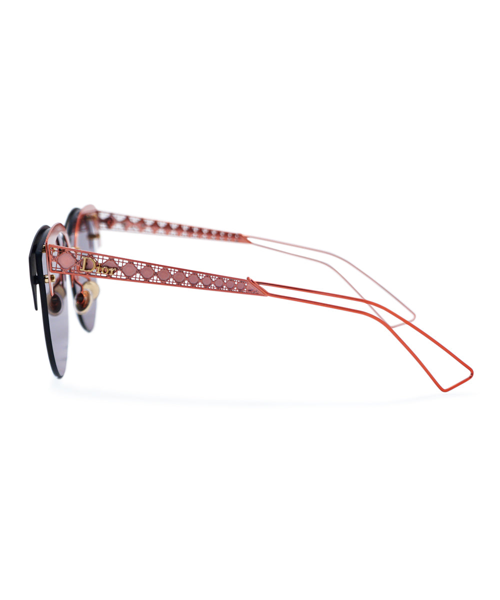 title:Dior Cateye Sunglasses DiorMaClub EYMAP 55;color:Red