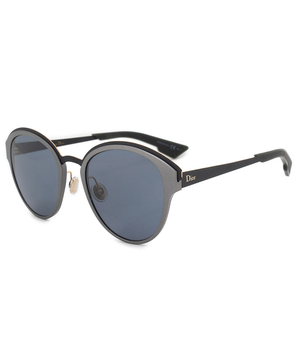 title:Christian Dior Sun Oval Sunglasses RCO9A 52;color:Black