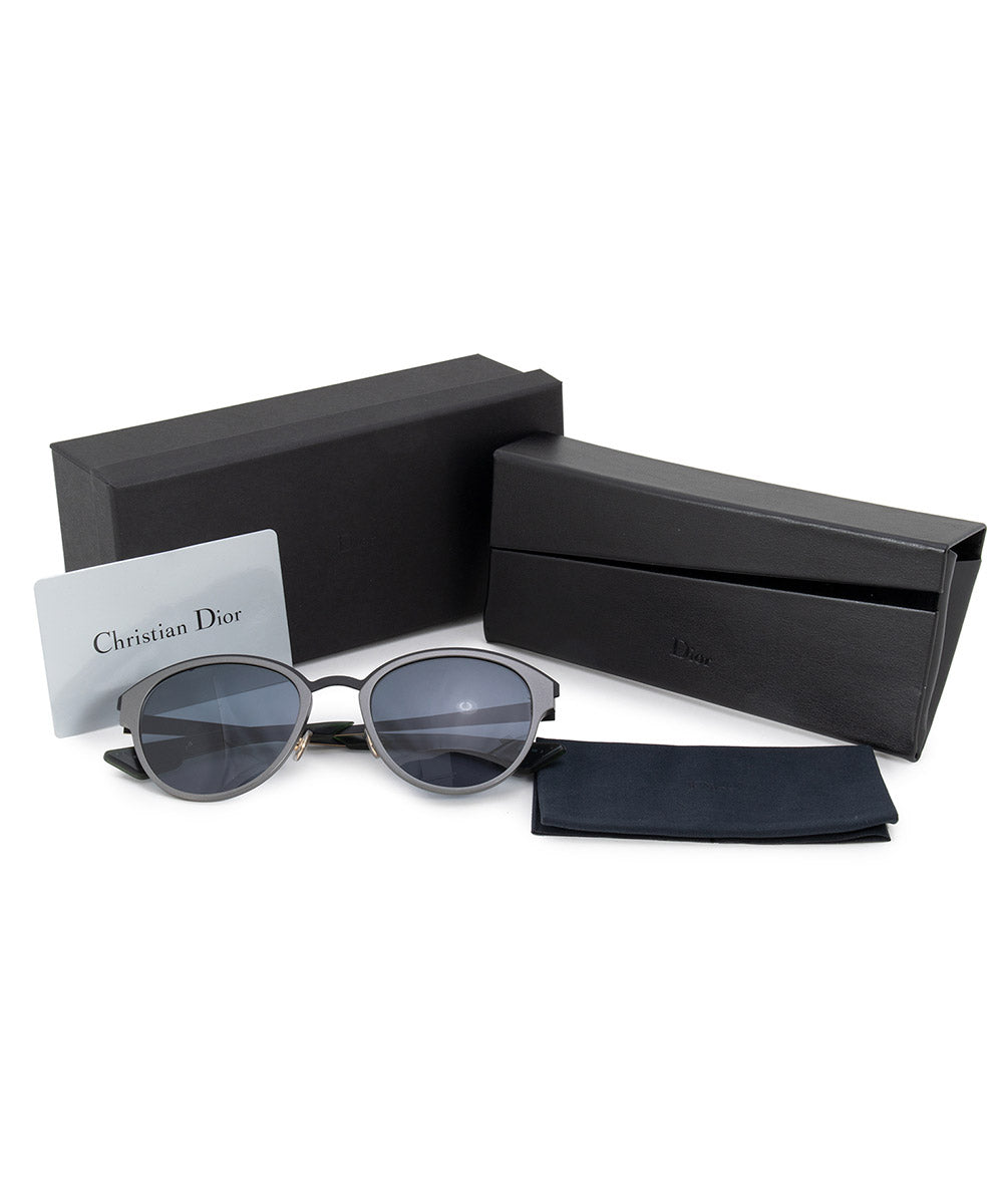 title:Christian Dior Sun Oval Sunglasses RCO9A 52;color:Black