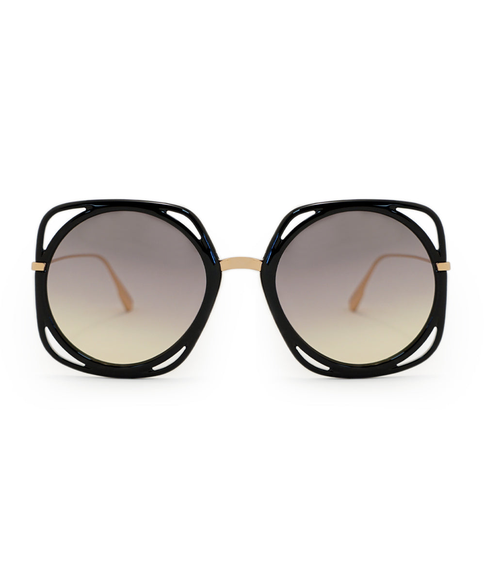 title:Dior Round Sunglasses Direction 26S 0D 56;color:Black