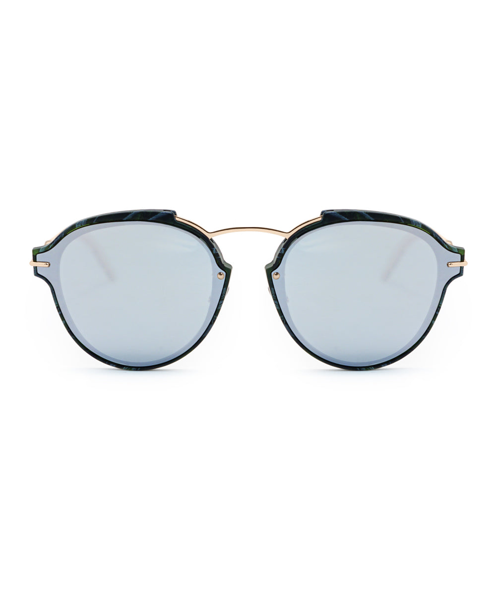 title:Dior Round Sunglasses Eclat GC1DC 60;color:Green