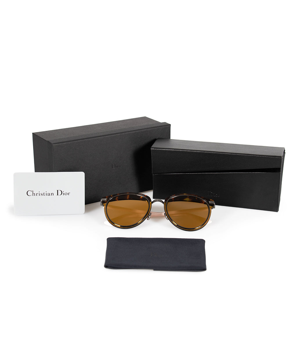 title:Christian Dior Offset 01K83 62 Round Sunglasses;color:Multi