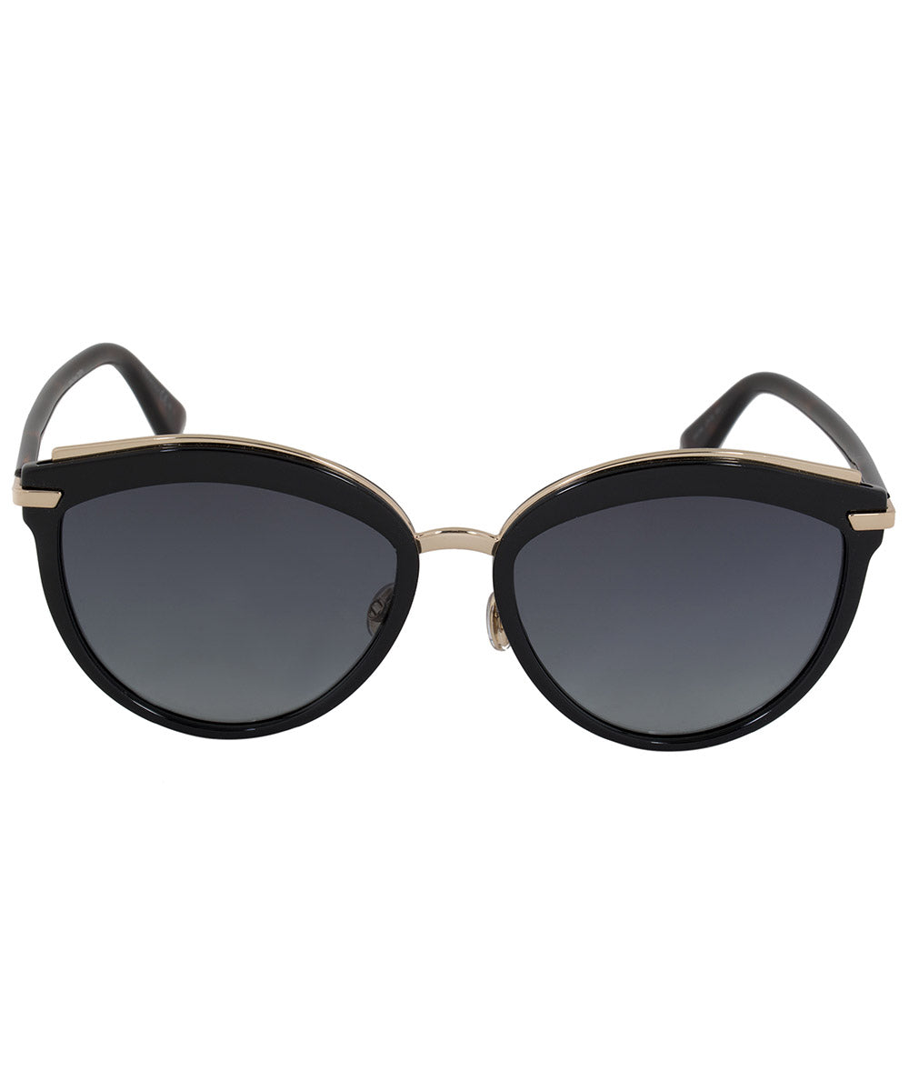 title:Christian Dior Offset Sunglasses WR786 57 | Black Frame | Grey Gradient Lenses;color:Black